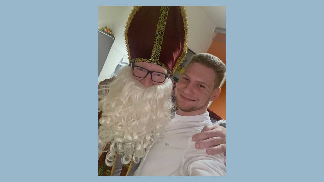 Selfie mit dem Nikolaus